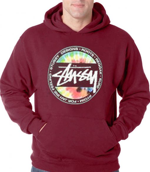 stussy tie dye hoodie