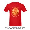 t-shirt red sun 1969