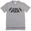 Grl pwr lightning bolt shirt