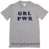 t-shirt GRL PWR