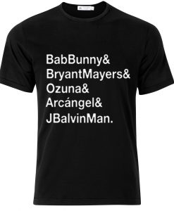 Bad Bunny Bryant Mayers Ozuna Arcangel T-shirt