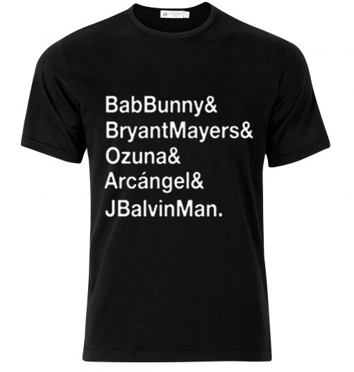 Bad Bunny Bryant Mayers Ozuna Arcangel T-shirt