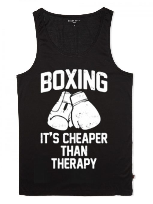 Boxing It’s Cheaper Than Therapy Tanktop