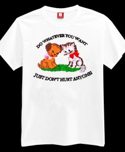 Don't Hurt Anyone Animal Velvet T-shirt