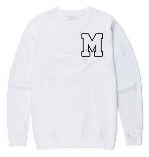 M Font Sweatshirt