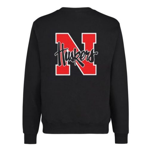 N Huskers Sweatshirt Back