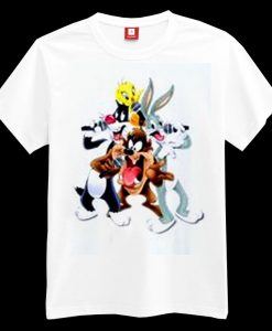 Sylvester, Tweety, Taz, Bugs Bunny T-shirt