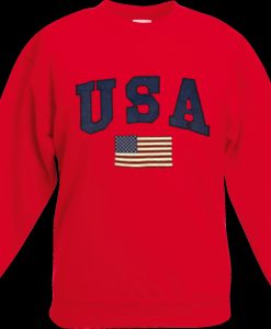 USA Flag Sweatshirt