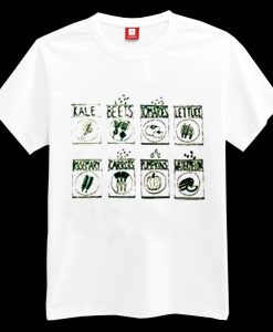 Garden Seeds Screen Kale Beet Tomatoes T-shirt