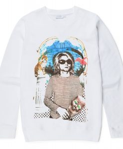 Kurt Cobain Print Sweatshirt