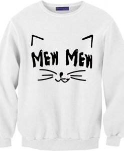 Mew Mew Cat Sweatshirt