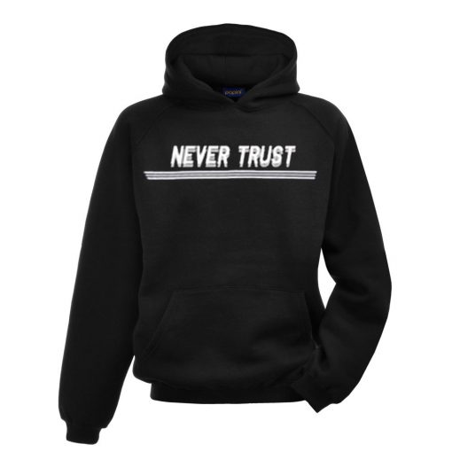 Never Trust Stripes Hoodie