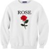 Red Rose Sweatshirt