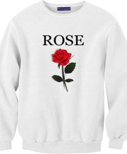 Red Rose Sweatshirt