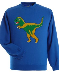 T-Rex Blue Sweatshirt