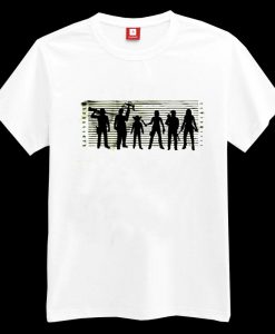 The Walking Dead The Usual Dead Police Lineup T-shirt