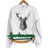 Cheap Graphic Deer Head Sweatshirt