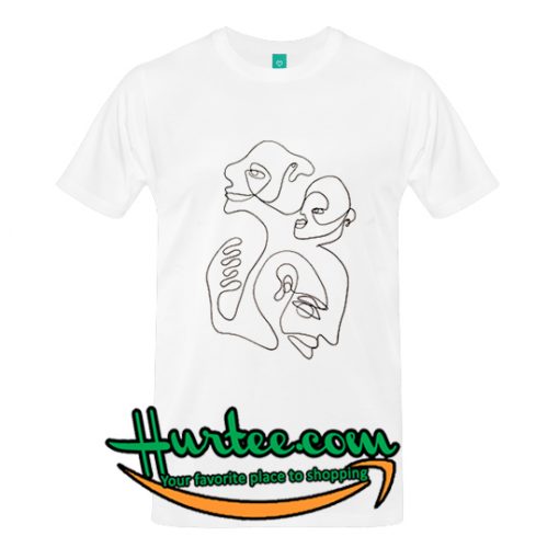 Christiane Spangsberg Line Face T-Shirt