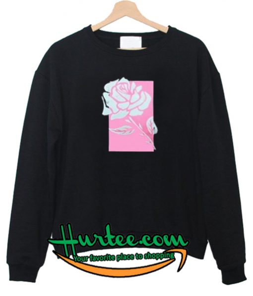 Pink Box Rose Sweatshirt