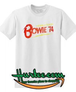 Bowie World Tour 74 T Shirt