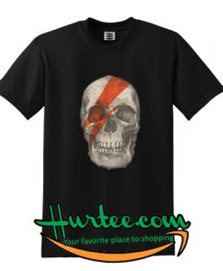 David Bowie Skull Skeleton Punk Rock T Shirt