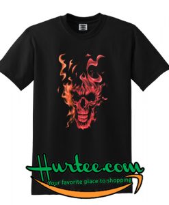 Fire Head Skeleton T-Shirt