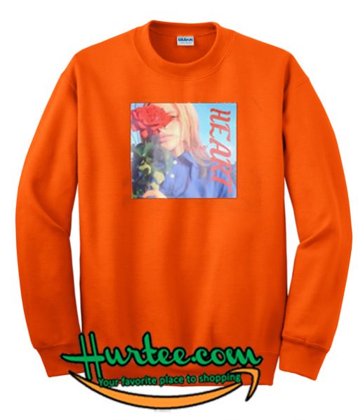 Buy Uss My Heart Orange Sweatshirt