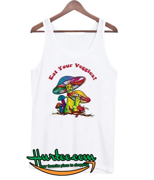 Eat Your Veggies Mushroom Tank Top