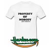 Property Of Nobody Ringer T-Shirt