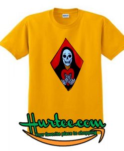 Skull Heart Skeleton T Shirt