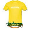 Yellow sunrise T-shirt