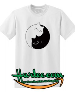 Yin Yang Cats Kittens T-SHIRT