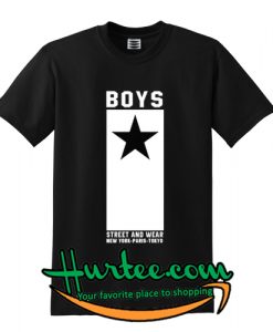 boys street and wear t shirt