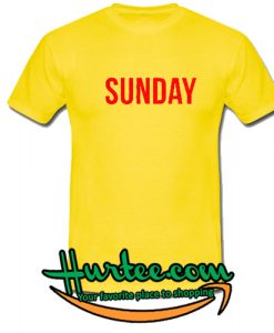 sunday t shirt