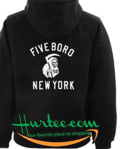 Five Board New York Hoodie Back