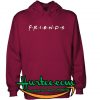 Friends Logo Maroon Hoodie