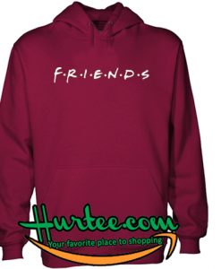 Friends Logo Maroon Hoodie