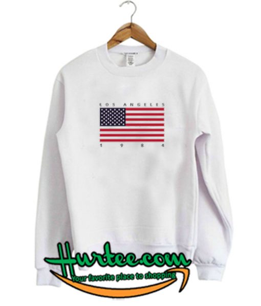 Los Angeles 1984 Flag Sweatshirt