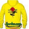 Love Me Love Me Rose Hoodie Back