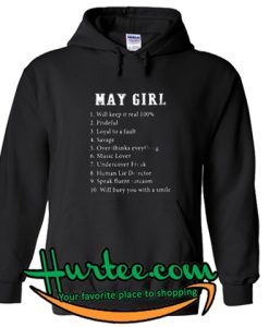 May Girl Character Hoodie