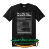 Pure Hip Hop Nutrition Facts T-shirt