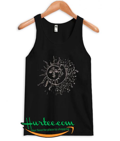 Sun moon tank top