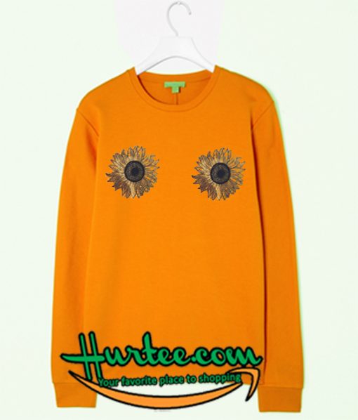 Yellow Sun Flower Sweatshirt