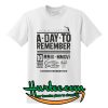 a day to remember t shirt