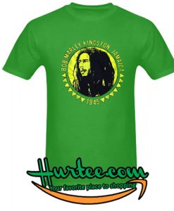 bob marley kingston jamaica 1945 t shirt