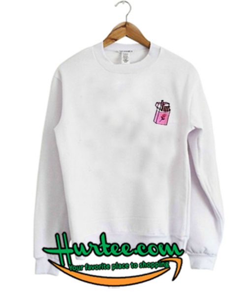 flower cigarette sweatshirt