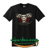 skull roses drag riders real road race t shirt