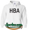 HBA White Hoodie