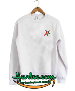 Holding Hands Rainbow Sweatshirt