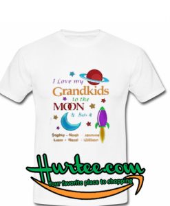 I love my Grandkids to the moon and back Sophia Noah Jasmine shirt